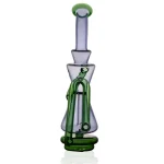 Puffco Peak glass attachment Wiidz Dark Elf facing north, showcasing sleek design and vibrant colors for an enhanced dabbing experience.