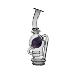 Puffco Peak glass attachment showcasing sleek design, perfect for dabbing enthusiasts, set against a southeastern backdrop, enhancing the stylish experience of using the device.