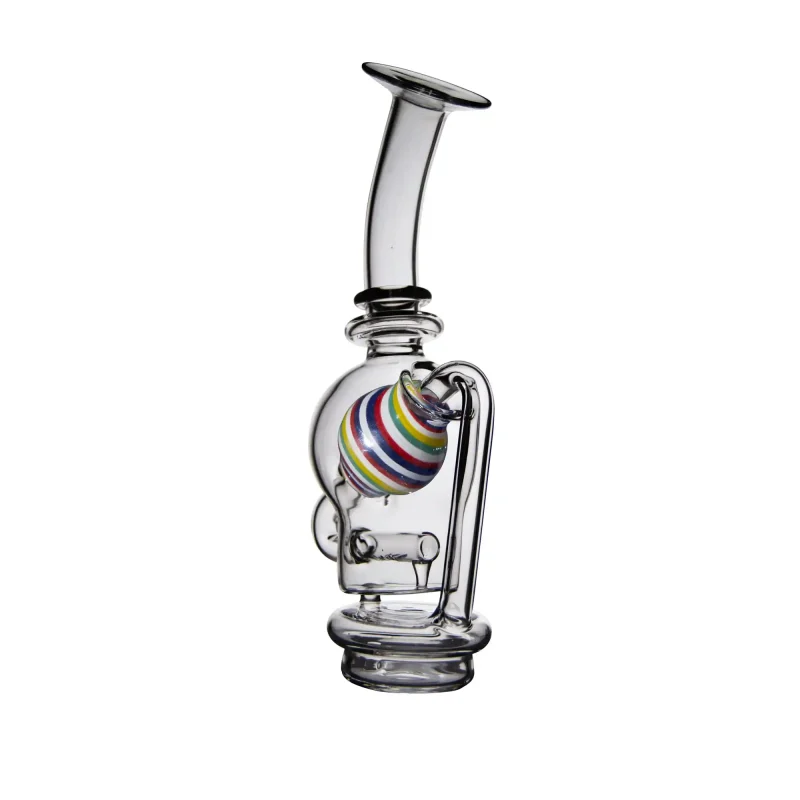 Puffco Peak glass attachment from Wiidz Salon, showcasing a stylish design, facing southeast, ideal for enhancing your dabbing experience.