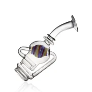 Puffco Peak glass attachment from Wiidz Salon, featuring a stylish tilted design for an enhanced vaping experience.