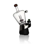 Puffco Peak glass attachment Wiidz Titan installed facing west, showcasing the sleek design and functionality for enhanced vaping experience.