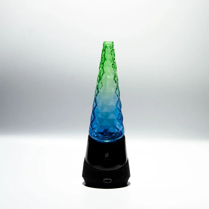 Puffco Peak glass accessory in Wiidz Hawaii, installed facing south, showcasing a vibrant and functional design for optimal dabbing experience.