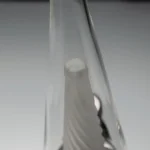 Top view of the Puffco Peak Glass Wiidz Original 2.0 showcasing its sleek design and craftsmanship.