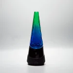 Puffco Peak Pro glass attachment installed facing south in Wiidz, Hawaii, showcasing vibrant design and functionality for enhanced concentrate smoking experience.