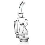 Puffco Peak Pro glass attachment wiidz recycler facing east, showcasing sleek design and functionality for optimal vaping experience.