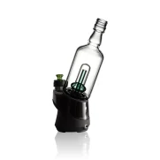 Puffco Peak Pro glass attachment with Wiidz Tipsy Green, installed and facing southeast, showcasing a vibrant design perfect for enhancing your dabbing experience.