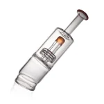 Puffco Peak Pro glass attachment featuring a Wiidz tower in a tilted position, perfect for enhanced concentrate vaping experiences.