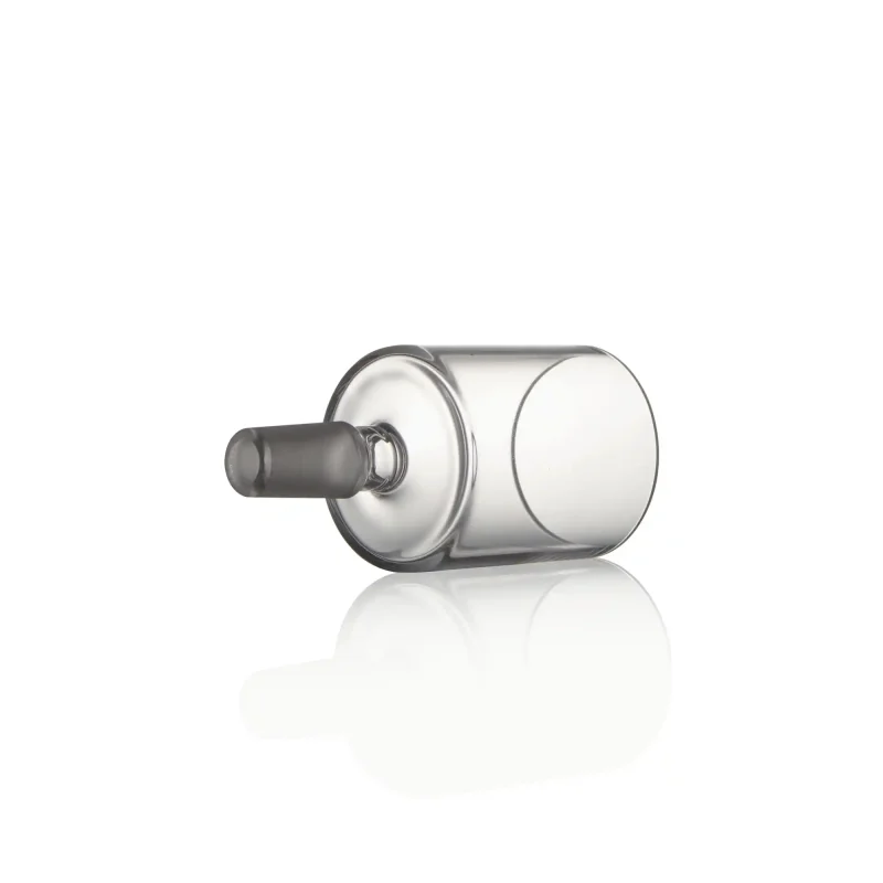 Side view of the Puffco Proxy glass attachment featuring the Wiidz 14mm direct connector, showcasing its sleek design and functionality for enhanced smoking experience.