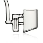 Close shot of Puffco Proxy glass attachment featuring Wiidz Buba design, showcasing its detailed craftsmanship and unique aesthetic.