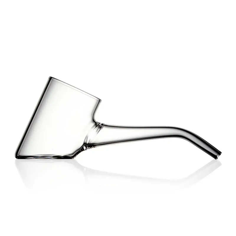 puffco proxy glass attachment wiidz flat pipe facing west.webp Puffco Proxy glass attachment Wiidz flat pipe positioned facing west, showcasing sleek design and innovative features for enhanced vaping experience.