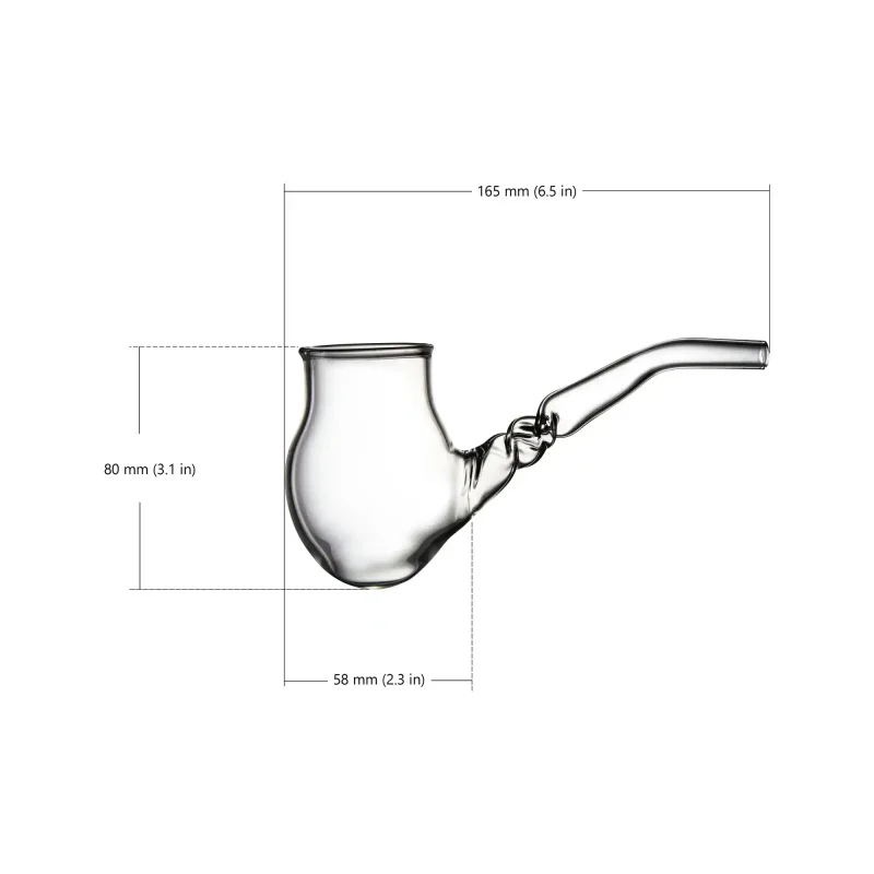 Puffco Proxy glass attachment featuring Wiidz Wizard design, compact size, and facing west orientation for enhanced vaping experience.